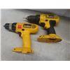 Image 5 : Haussmann Power Drill/Driver, 2 Dewalt 14.4 V Cordless 3/8" & 1/2" Drill,  Metric & SAE Sockets