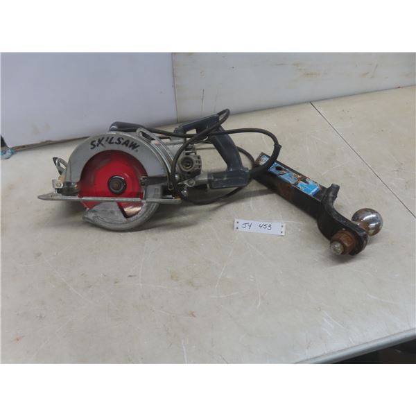 7-1/4" Power Skilsaw, Receiver Hitch w/ 2-5/16" Ball