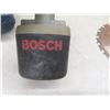 Image 11 : Bosch 24 V Cordless Recip Saw, 6-1/2" Circular Saw, Flashlight, Battery & Hard Case - No Charger