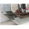 Image 2 : Triple Colour Bevelled Mirror 40" x 34" (Small Chip at Top)