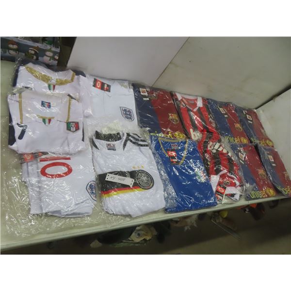 13 New Soccer Jerseys Sz 16, 2XL