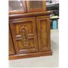 Image 11 : 2 Piece China Cabinet w/ Glass Shelves 79" x 50" x 15"