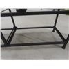 Image 13 : Rustic & Metal Lift Up Coffee Table 21" x 40" x 22" & Matching Table/Shelf Unit 21" x 40" x 12" -