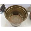 Image 6 : Brass Planter, 2 Metal Planters and More