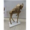 Image 4 : 2 Mounted Bull Statues 14" Tall