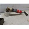 Image 5 : Metal Toolbox w/ Files, Pliers, Manual Hand Drill, Stapler, Hack Saw, Bug Sprayer w/ Glass Bottle