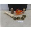 Image 1 : Unique Crib Board, Art Glass, Onyx 5" Candle Holder and More