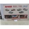 Image 1 : Cardboard Dealership Display Maywood Auto Model Year 1964 23-1/2" x 35-1/2"