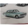 Image 3 : Cardboard Dealership Display Maywood Auto Model Year 1964 23-1/2" x 35-1/2"