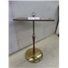 Image 1 : Vintage Mid Century Side Table w/ Built In Ashtray 22" Tall