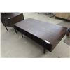 Image 3 : Ashley Kisper Mid-Century Coffee Table & End Table – Dark Brown – Like New