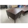 Image 6 : Ashley Kisper Mid-Century Coffee Table & End Table – Dark Brown – Like New