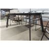 Image 11 : Amisco Harley Glass-Top Dining Table & 6 Ashley Centair Chairs – Like New