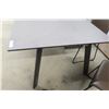 Image 3 : Amisco Harley Glass-Top Dining Table & 6 Ashley Centair Chairs – Like New