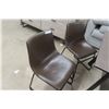 Image 6 : Amisco Harley Glass-Top Dining Table & 6 Ashley Centair Chairs – Like New