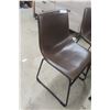 Image 7 : Amisco Harley Glass-Top Dining Table & 6 Ashley Centair Chairs – Like New