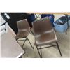 Image 8 : Amisco Harley Glass-Top Dining Table & 6 Ashley Centair Chairs – Like New