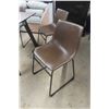 Image 9 : Amisco Harley Glass-Top Dining Table & 6 Ashley Centair Chairs – Like New