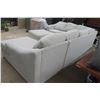 Image 10 : Ashley Koralynne Sectional Sofa with Chaise & Ottoman – Stone – Like New