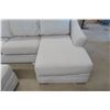 Image 2 : Ashley Koralynne Sectional Sofa with Chaise & Ottoman – Stone – Like New