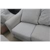 Image 8 : Ashley Koralynne Sectional Sofa with Chaise & Ottoman – Stone – Like New