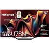 Image 1 : Hisense 75" 4K Google Smart TV – HDR10+, 144 Hz – With Stand – Like New
