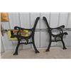 Image 1 : 2x Cast Bench Ends