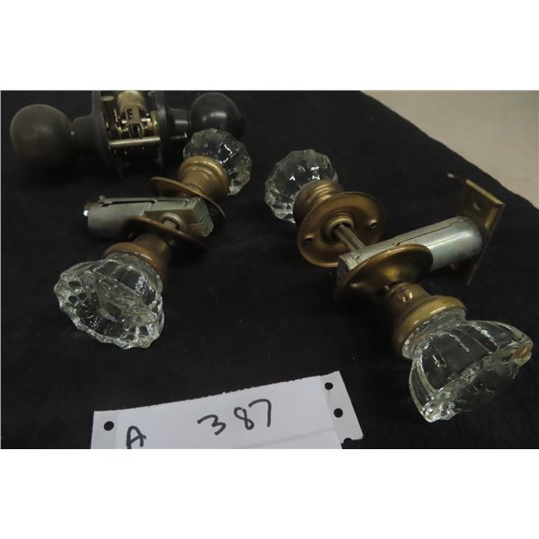 3 Sets of Unique Door Knobs