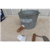 Image 3 : Calf Milk Feed Pail and Hide Scraper