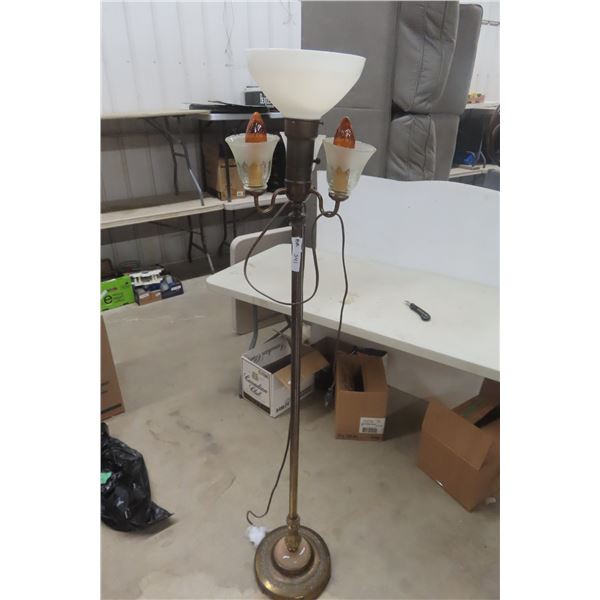 Floor Torch Lamp & Shade