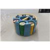 Image 2 : Vintage Jello Discs/Wheels Automobile w/ Rack