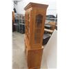 Image 6 : Oak China Cabinet Lights Up 2 Piece 72" x 40" x 17-1/2"