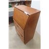 Image 2 : Maple Drop Front Desk/Dresser 3 Drawer Combo 43" x 16" x 27"