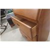 Image 6 : Maple Drop Front Desk/Dresser 3 Drawer Combo 43" x 16" x 27"