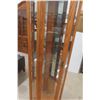 Image 3 : Oak Curio Corner Lights Up 73" up to 24" up to 18"