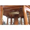 Image 5 : Oak Curio Corner Lights Up 73" up to 24" up to 18"