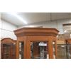 Image 2 : Oak Curio Corner Lights Up 73" up to 24" up to 18"