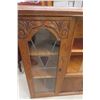 Image 4 : Oak China Cabinet - Nice for Basement Bar Shelving! 38" x 56" x 14"