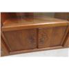 Image 5 : Oak China Cabinet - Nice for Basement Bar Shelving! 38" x 56" x 14"