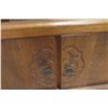 Image 6 : Oak China Cabinet - Nice for Basement Bar Shelving! 38" x 56" x 14"
