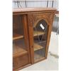 Image 7 : Oak China Cabinet - Nice for Basement Bar Shelving! 38" x 56" x 14"