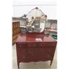 Image 1 : Antique Dresser & Mirror 62" x 43" x 19"