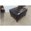 Image 2 : Ottoman with Hinged Top for Storage 19" x 23" x 24"