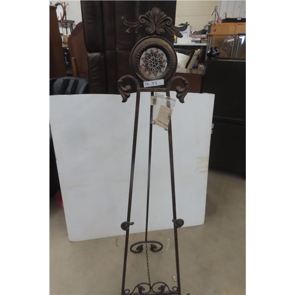 Wrought Iron Easel 65" Tall