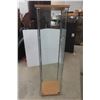 Image 1 : Glass Display Case, Missing Shelf, No Shelves 61" x 17" x 14"