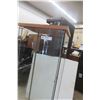 Image 5 : Glass Display Case, Missing Shelf, No Shelves 61" x 17" x 14"