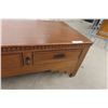 Image 5 : Oak Coffee Table 17" x 62" x 22-1/2" - 44 Year Old Antique