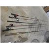 Image 2 : 6 Fishing Rods, 4 Reels, 4 Nets - 1 in Need of Repair