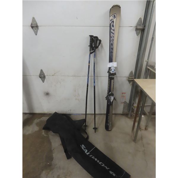 Atomic Skis, Poles & Carry Bag