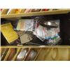 Image 4 : Tackle Box with Fishing Gear: Wadlage Spinner, Lures, Weights, Pickerel Rigs and More